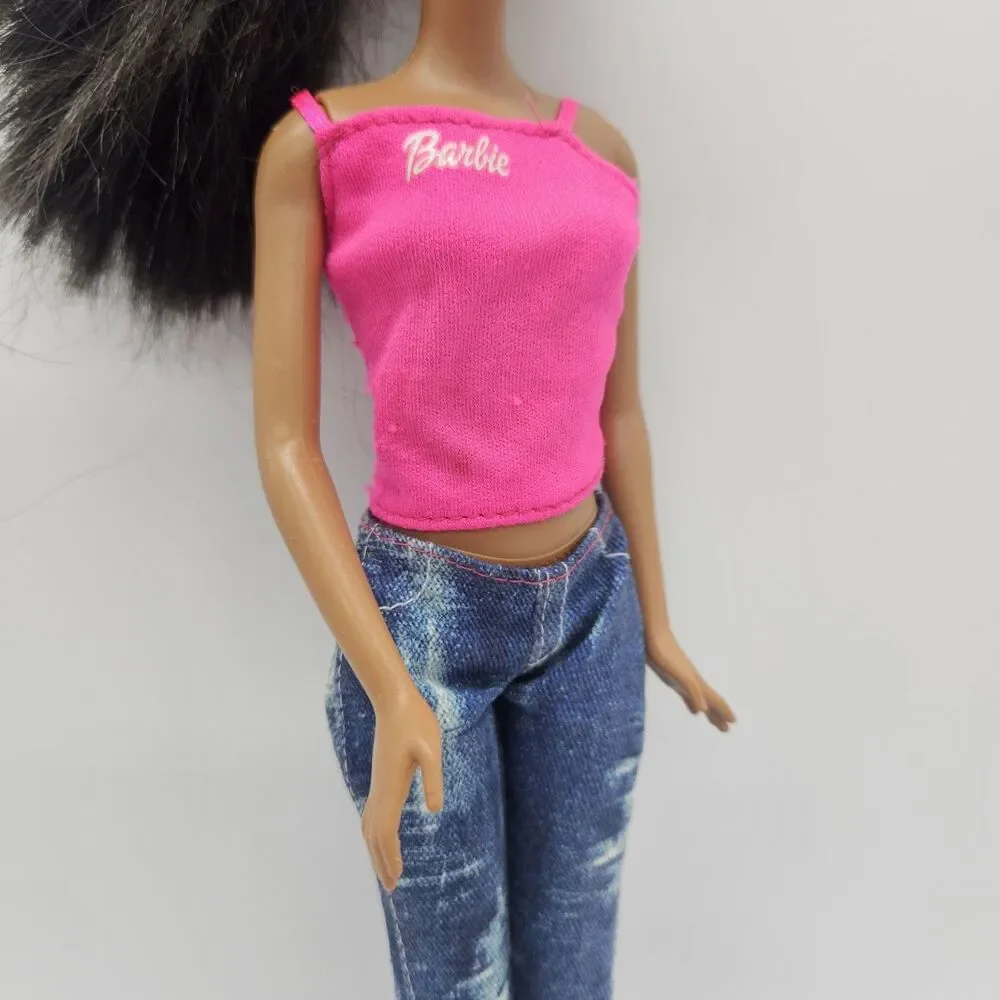 Vtg 1990 Mattel Barbie Doll African American Beautiful Clothed Collectible Toy